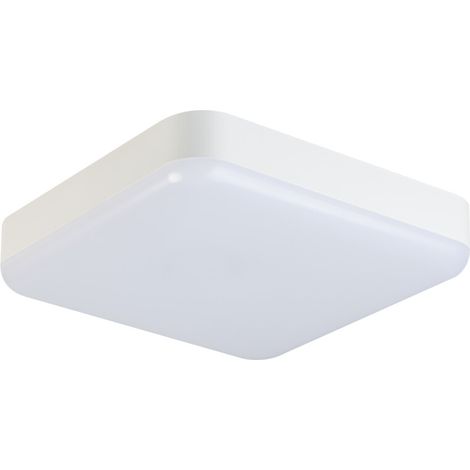 Plafonnier carré 26 cm LED 26W blanc Kanlux Iper IP65 (1/5)
