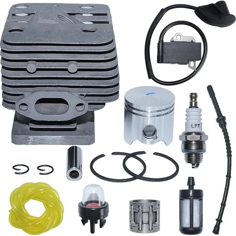 35mm Cylinder Piston Ignition Coil Kit For Stihl FS120 FS200 FS250 4134 020 1213, Cylinder, Piston, Pin, Ring, Circlip, Fuel Filter, Fuel Line, Primer Bulb, Fuel Hose (1/5)