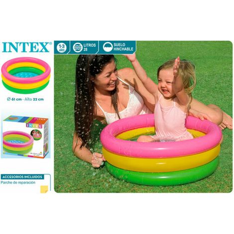 Intex Babypool 3-Ring Baby Planschbecken aufblasbar