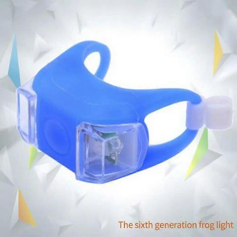 Feux clignotants LED pour vélo, durables et économiques, pour une sécurité optimale. Feux arrière verts de pointe, BrightBlue. (1/5)
