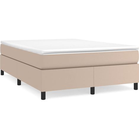 Maison Exclusive - Boxspringbettgestell Cappuccino-Braun 140x200