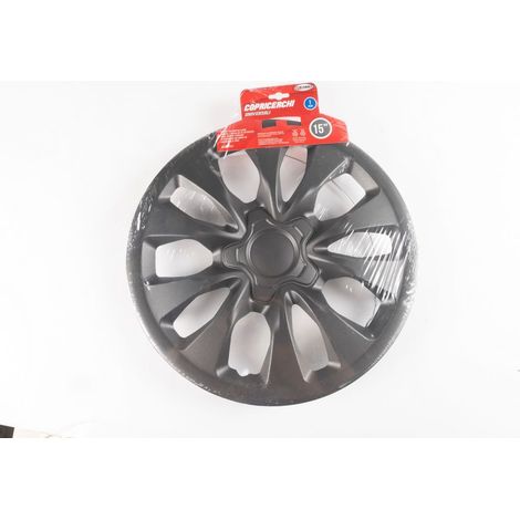 Copricerchio auto antracite singolo monte carlo 15'' in ABS