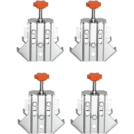 Équerre de serrage à angle droit en acier inoxydable pour le travail du bois, résistante à la rouille et à la corrosion, avec réglage. (1/5)