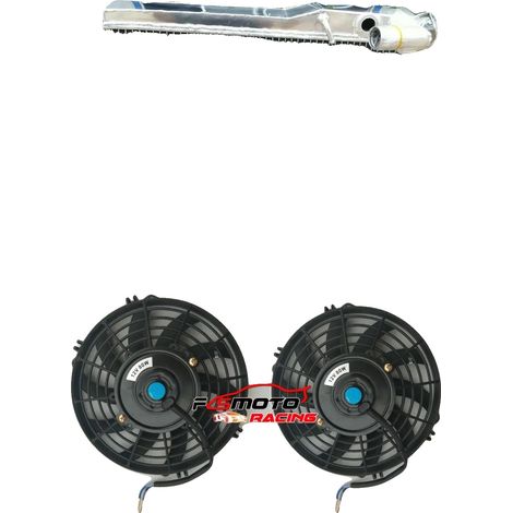 Radiador de aluminio, tamaño del núcleo: 470 mm x 350 mm x 56 mm, tamaño total: 530 mm x 460 mm x 150 mm, diámetro de salida: 31 mm, filas: 2, compatibilidad: MG MGB GT/Roadster 1977-1980 (1/5)