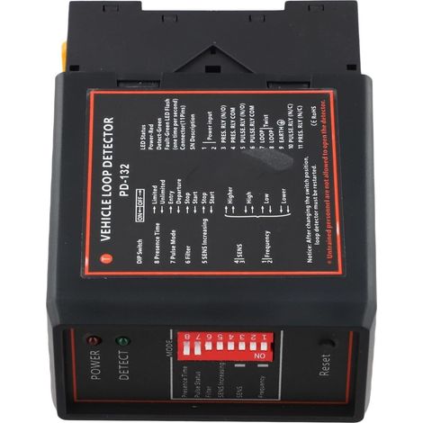 DC12V/24V DP132 Induction Loop Detector for Automatic Doors, Parking Systems and Access Control (24V) (1/5)