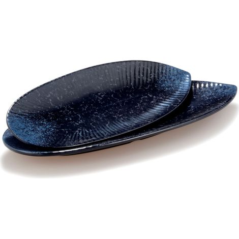 Plat Mélamine Elégance Feuille 34,5 x 13,5 cm - Pujadas