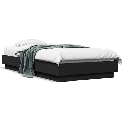 Maison Exclusive - Estructura de cama madera de ingeniería negra (1/5)