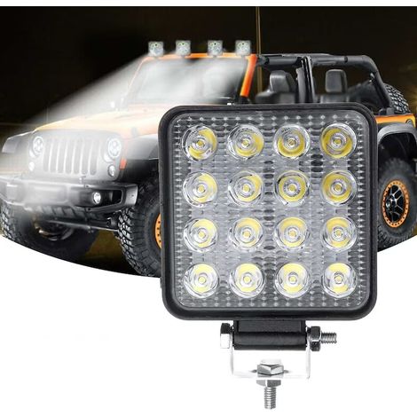 Faro LED da 48W, VisZone, 12V-80V, per trattore, camion, SUV, ATV (1/5)