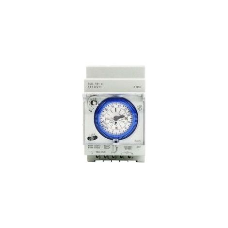 Minuterie mécanique analogique 110–220 V, programmable sur 24 heures, réglage quotidien par tranches de 15 minutes, relais de commutation SUL181D
