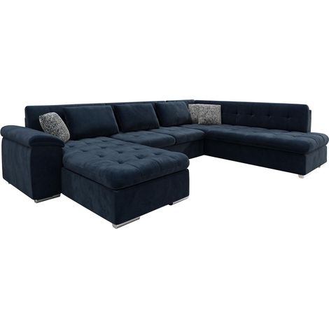 Sofá rinconero Comfivo Gemma VI, Izquierda, Función de descanso, 348x205x76cm, 0