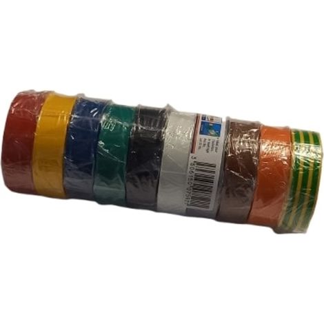 Ruban adhésif 10 couleurs 15 mm x 10 m LIMA - 0000GS5-X0015