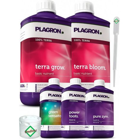 Plagron 5-Teiliges Dünger Set Terra XL – Mineralischer Grow Dünger (1/5)
