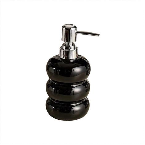 Flacon à main en céramique pour shampoing, eau cosmétique, distributeur de savon, accessoires de salle de bain B (1/5)