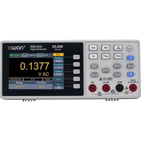 Multímetro digital, medición True RMS, función de rango automático, XDM1041