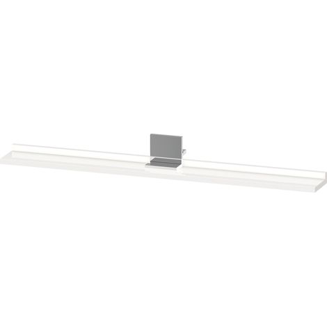 Tablette Duravit Sivida, support chromé, 1000x115x35mm,