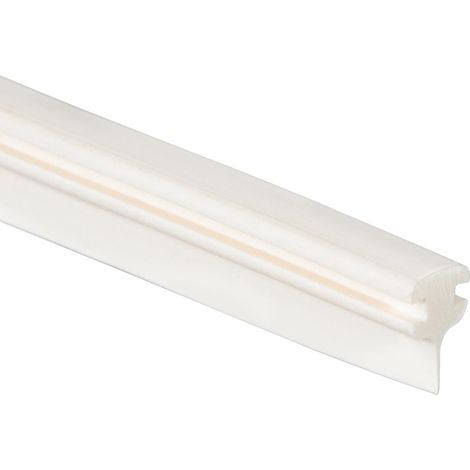 Schulte joint d'étanchéité blanc, pour pare-baignoire avec encadrement Dusar, universel, 1200 mm recoupable (1/4)