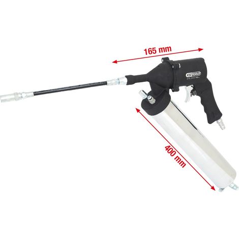 KS Tools Druckluft-Fettpresse mit flexiblem Schlauch und Düse (1/5)