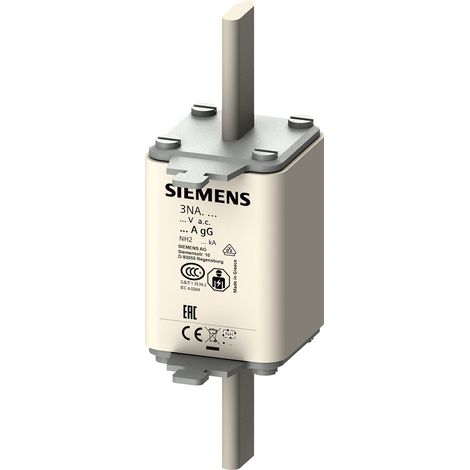 Siemens 3NA3220 Sicherungseinsatz   Sicherungsgröße = 2  50 A  500 V 3 St.