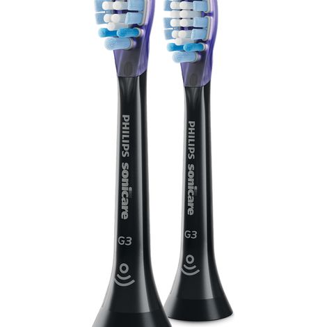 Philips Sonicare C3 Premium Gum Care HX9052/88 Schallzahnbürstenköpfe, Schwarz (1/3)