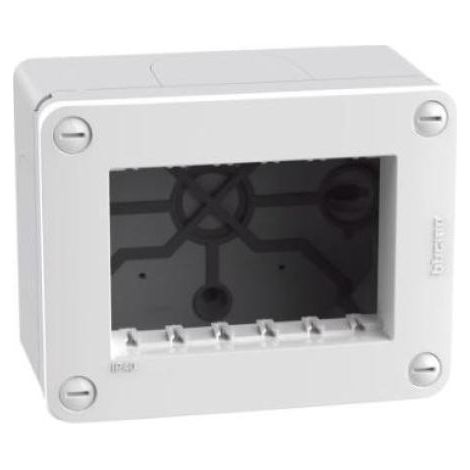 Scatola bticino matixgo 3 moduli ip40 bianco - 28403w
