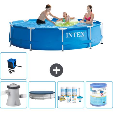 Intex Piscine Tubulaire Ronde - 305x76 cm - 6-pièces S41643 (1/5)