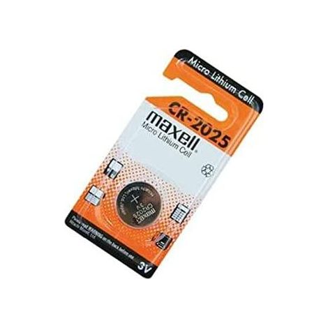 Maxell CR2025 pila a bottone litio 3 volt argento