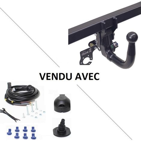 Attelage Renault Koleos (05/08-02/17) RDSOV + faisceau universel 7 broches (1/2)