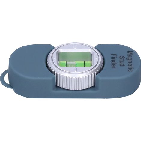 Détecteur de montants magnétique portable avec niveau à bulle pour clous et vis en acier (gris) (1/5)
