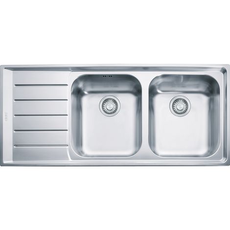 Franke NEX 621. Tipo di lavello: Lavello montato su piano, Forma del lavandino: Rettangolare, Materiale del lavandino: Acciaio inox. Larghezza: 510 mm, Profondità: 1160 mm, Larghezza... - 101.0040.736 (1/2)