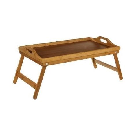 Plateau pour petit déjeuner - En bambou - Dépliable - Rectangulaire - Contemporain