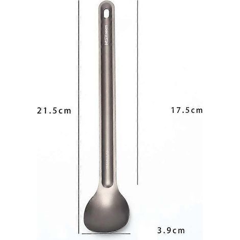 Nouvelle vaisselle de camping et de pique-nique en titane : cuillère, fourchette et spork ultralégers en titane pur.