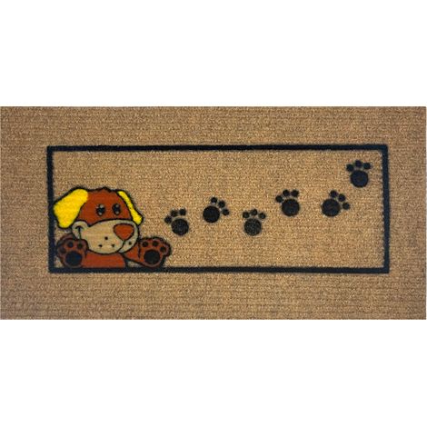 Zerbino Ingresso Salva Gradino Antiscivolo Assorbente Tappeto Piccolo Per Scale Interno Esterno Asciugapassi 25 x 50 Cm Prodotto Italiano AlfredoNaturale (1/5)