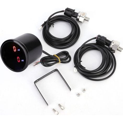 Manometro per la pressione degli pneumatici, realizzato in lega di alluminio ad alta resistenza, robusto e durevole, per accessori automobilistici. (1/5)