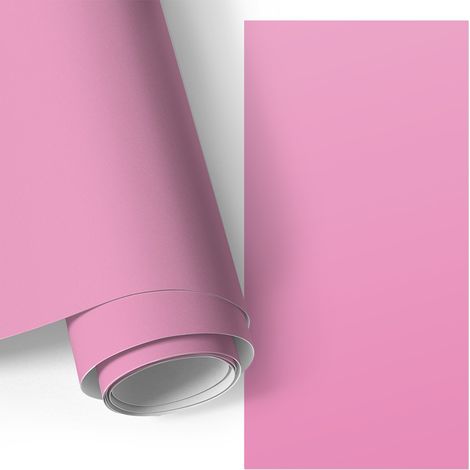 Möbelfolie - Klebefolie für Möbel - Selbstklebefolie - Dekorfolie - Küchenfronten bekleben - Kühles Rosa 50x100 cm