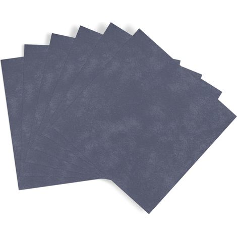 dalles murales adhésives Bleu Ciment lot de 6 (15 x 15 cm) (1/4)