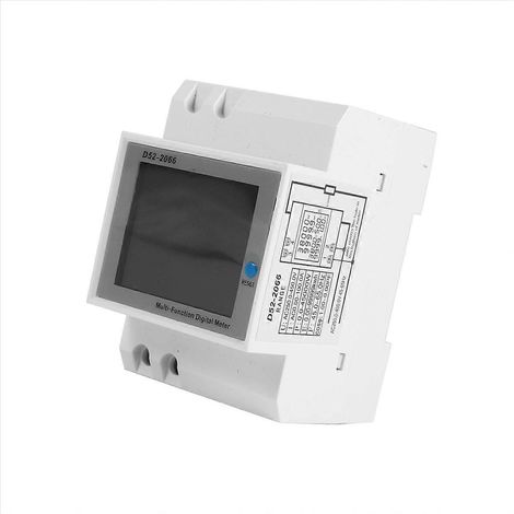 DIN-Schienen-Energiezähler 6-in-1 250-450V 100A Spannung Strom Leistungsfaktor (1/5)