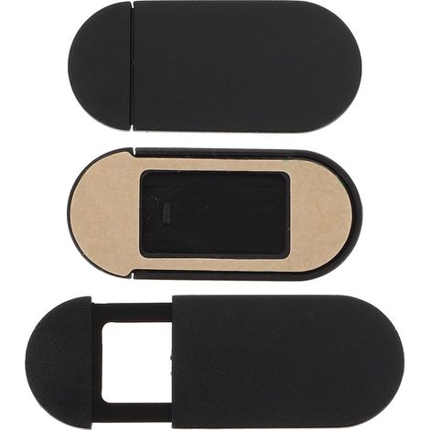 Cache de Caméra Webcam pour Ordinateur et Téléphone Portable 3 Pièces en Abs Léger Offrant Protection Vie Privée et Discrétion Maximale (1/5)
