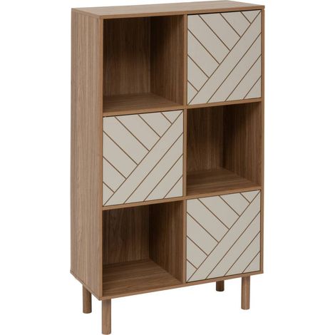 Mix n match 6 ripiani in legno e fantasia a righe - 5five