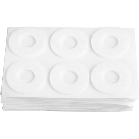 Tapis de sol en feutre pour l'avant-pied (12 pièces), tapis parfumé à la bougie, tapis anti-fonte, tapis anti-friction (1/5)