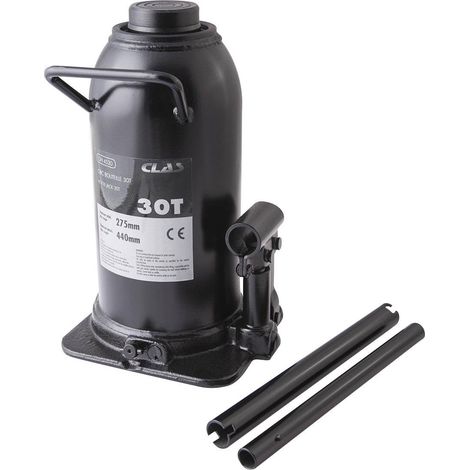 Cric bouteille 30T Ht. de levage 275 à 440 mm - OH 4530 - CLAS Equipements (1/4)