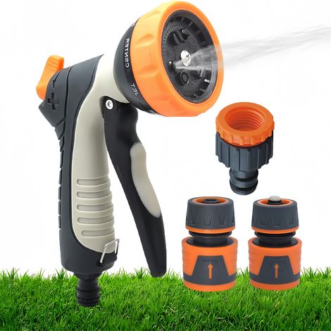 Pistolet pulvérisateur d'eau haute pression multifonction en plastique, adapté au jardin, à la maison (1/4)