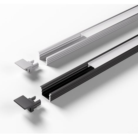 Halemeier ChannelLine i2 Alu/Opal L=3000 mm Alu- und Abdeckprofil