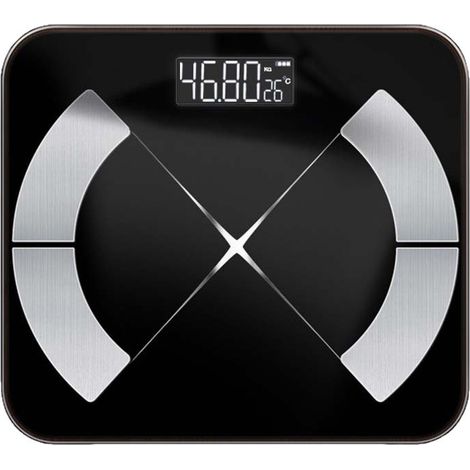 Pèse-personne connecté ZH952 : Bluetooth, mesure graisse/eau/calories, capteur haute précision, écran LCD, batterie/Type-C, couleurs variées (1/5)