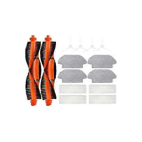 Zubehör für Saugroboter S10 und S12: Bürsten B106GL, HEPA-Filter, Wischtuch, Haupt- und Seitenbürste (1/5)