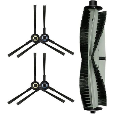 Cepillo para aspiradora robot Silvercrest SSR1 SSRA1 para A9s A9 A7 L100 (1 cepillo giratorio + 4 cepillos laterales) (1/5)