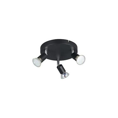 Plafonnier eco paris gu10 noir (1/2)