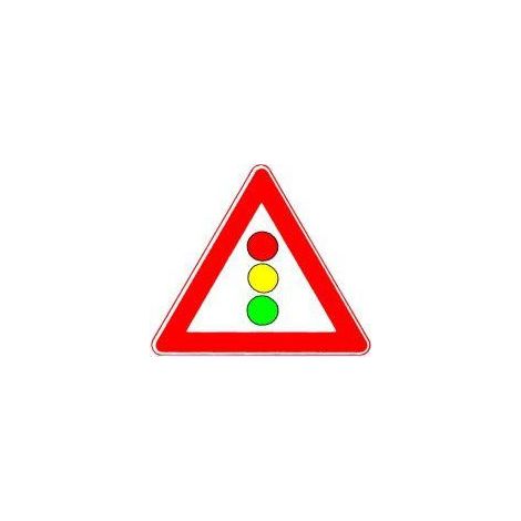 Panneau VKZ.131 Triangle 900mm Signalisation lumineuse Label de qualité RAL feuille RA2