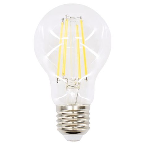 Ampoule LED Filament E27 A60 4W 840lm 320° - Classe A - Blanc Neutre 4000K - 5500K - SILAMP