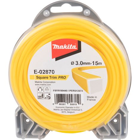 Trim Pro quadrato MAKITA filo 3 mm x 15 m - E-02870