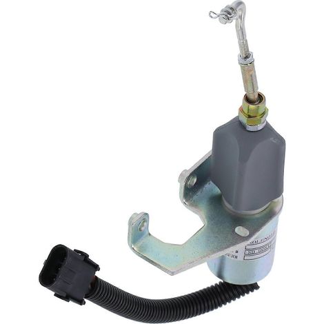 Électrovanne d'arrêt de carburant pour moteur d'excavatrice, accessoires d'arrêt électrique de flamme TOSD03038DC24V (1/5)